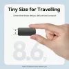 Vention 2-in-1 USB 3.2 Gen 1 (USB 3.0) karšu lasītājs — SD un MicroSD, melns, kompakts