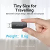Vention 2-in-1 USB 3.0 A karšu lasītājs SD+TF, USB 3.2 Gen 1, 5000 Mbit/s, melns