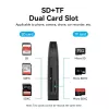 Vention 2-in-1 USB 3.0 A karšu lasītājs SD+TF, USB 3.2 Gen 1, 5000 Mbit/s, melns