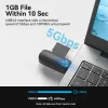 Vention 2-in-1 USB 3.0 A karšu lasītājs SD+TF, USB 3.2 Gen 1, 5000 Mbit/s, melns