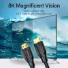 Vention 8K HDMI kabelis 2m Melns 48 Gbit/s HDMI 2.1