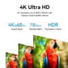 HDMI kabelis Vention 1M Melns 18 Gbit/s 2.0