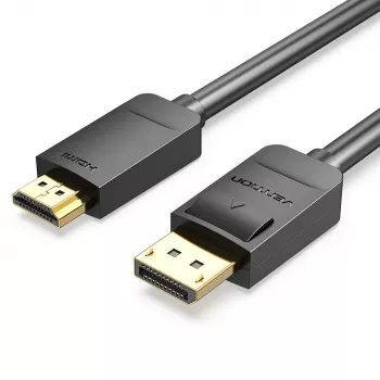 Vention DP uz HDMI kabelis 1,5 m melns DisplayPort HDMI 1,5 m