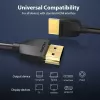 Vention Portable HDMI kabelis 0.5M Melns HDMI 2.0 18 Gbit/s