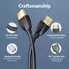 Vention Portable HDMI kabelis 1M Melns 2.0 18 Gbit/s