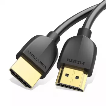 Vention Portable HDMI kabelis 1M Melns 2.0 18 Gbit/s
