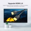 Vention Portable HDMI kabelis 3M Melns HDMI 2.0 18 Gbit/s