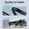 DisplayPort vīriešu-vīriešu kabelis Vention 1,5 m, 4K HD, melns, 6 mm diametrs