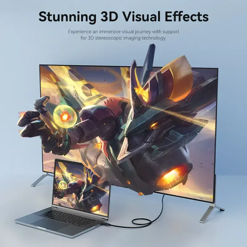DisplayPort vīriešu-vīriešu kabelis Vention 1,5 m, 4K HD, melns, 6 mm diametrs