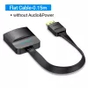 Vention plakans HDMI to VGA Converter 0.15M Melns VGA D-Sub HDMI Type A