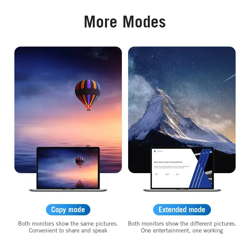 HDMI uz VGA pārveidotājs Vention AIDB0 1080p melns