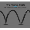 Audio kabelis Vention 3.5 mm vīrišķais uz 2×RCA vīrišķais, 1,5 m, alumīnija/melns
