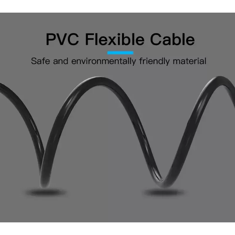 Audio kabelis Vention 3.5 mm vīrišķais uz 2×RCA vīrišķais, 1,5 m, alumīnija/melns