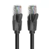 Vention Cat.6 UTP komutācijas kabelis 0,5 m melns RJ-45 1000 Mbit/s