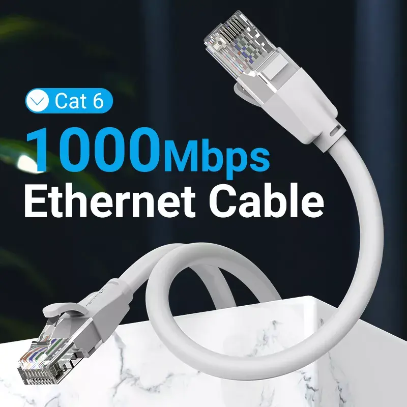Tīkla kabelis Vention Cat.6 UTP Patch vads RJ-45 1,5 m pelēks