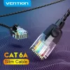 Tīkla komutācijas kabelis Vention Cat.6A U/UTP 5 m, RJ-45 uz RJ-45, melns