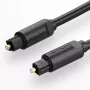 Optiskās audio šķiedras kabelis Vention 2M Melns TOSLINK tēvs-tēvs