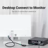 VGA uz HDMI pārveidotājs Vention 0,15 m melns VGA HDMI Micro USB Audio