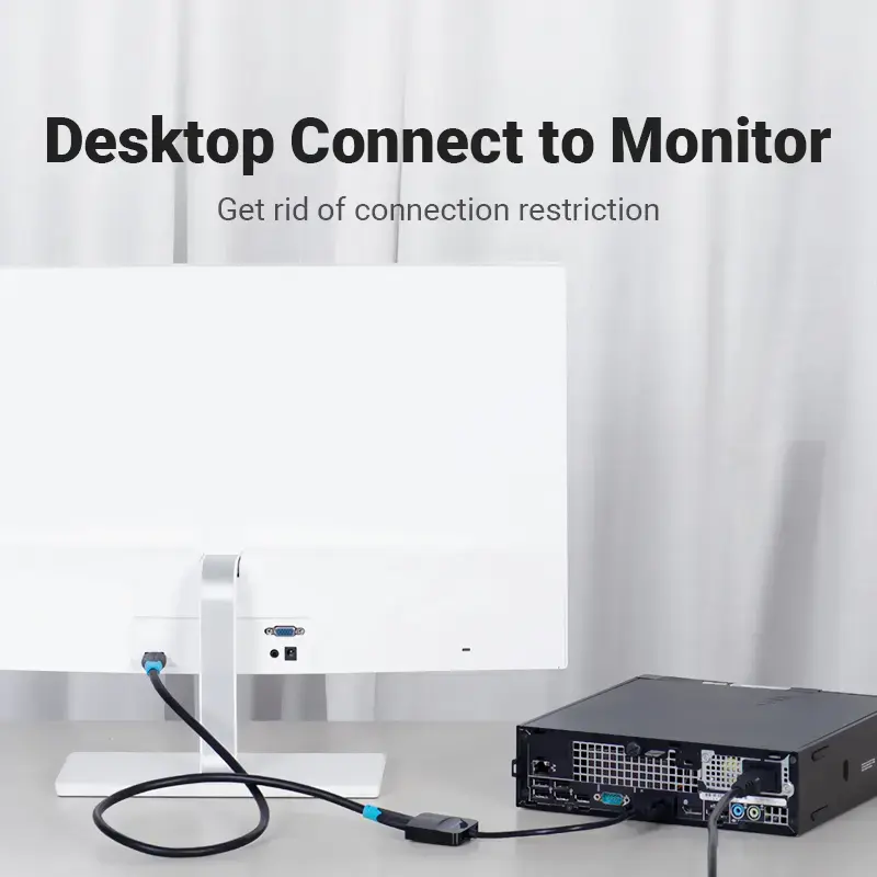 VGA uz HDMI pārveidotājs Vention 0,15 m melns VGA HDMI Micro USB Audio