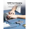 Docking Station Vention USB-C to HDMI USB 3.0x3 SD TF PD 100W Pelēks