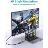 Docking Station Vention USB-C to HDMI USB 3.0x3 SD TF PD 100W Pelēks