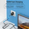 Vention daudzfunkciju USB-C dokstacija ar HDMI USB3.0x3 RJ45 SD TF TRRS 3.5mm PD 0.15M pelēks alumīnija sakausējums