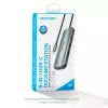 Vention daudzfunkciju USB-C dokstacija ar HDMI USB3.0x3 RJ45 SD TF TRRS 3.5mm PD 0.15M pelēks alumīnija sakausējums