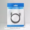 HDMI kabelis Vention HDMI-A vīrišķais uz HDMI-A sievišķais 2 m, HDMI 2.0 18 Gbit/s, 4K, zeltīti savienotāji, melns