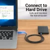 USB 2.0 A–A kabelis Vention 2 m, melns PVC, USB A uz USB A, 0,48 Gbit/s