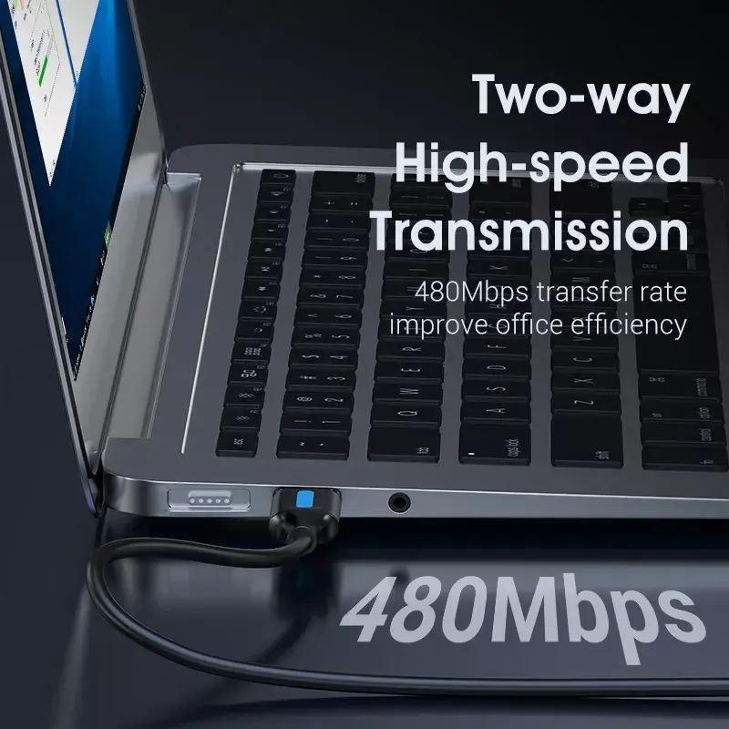 USB 2.0 A–A kabelis Vention 2 m, melns PVC, USB A uz USB A, 0,48 Gbit/s
