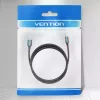 USB 2.0 A vīr. uz B vīr. kabelis Vention COQBJ, 0,5 m, melns, PVC apvalks, 2 A, 0,48 Gbit/s
