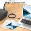 USB 2.0 A vīr. uz B vīr. kabelis Vention COQBJ, 0,5 m, melns, PVC apvalks, 2 A, 0,48 Gbit/s