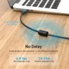 USB 2.0 A vīr. uz B vīr. kabelis Vention COQBJ, 0,5 m, melns, PVC apvalks, 2 A, 0,48 Gbit/s