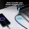 Vention USB 2.0 A vīriešu uz C vīriešu 3A kabelis 0.25 m melns