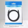 Vention USB 2.0 A vīrieša uz C vīrieša 3A kabelis 0.5M melns