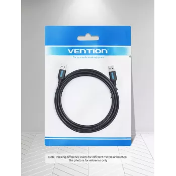 USB A uz A kabelis Vention CONBD 0.5 m, USB 3.2 Gen 1 (5 Gbit/s), melns