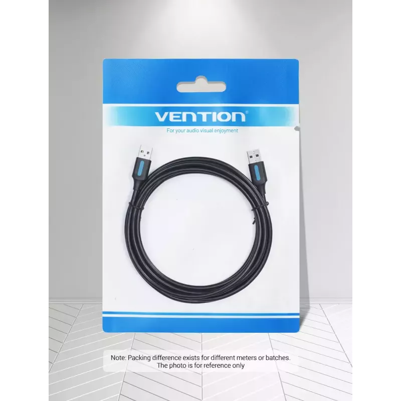 USB A uz A kabelis Vention CONBD 0.5 m, USB 3.2 Gen 1 (5 Gbit/s), melns