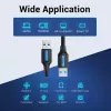 USB A uz A kabelis Vention CONBD 0.5 m, USB 3.2 Gen 1 (5 Gbit/s), melns