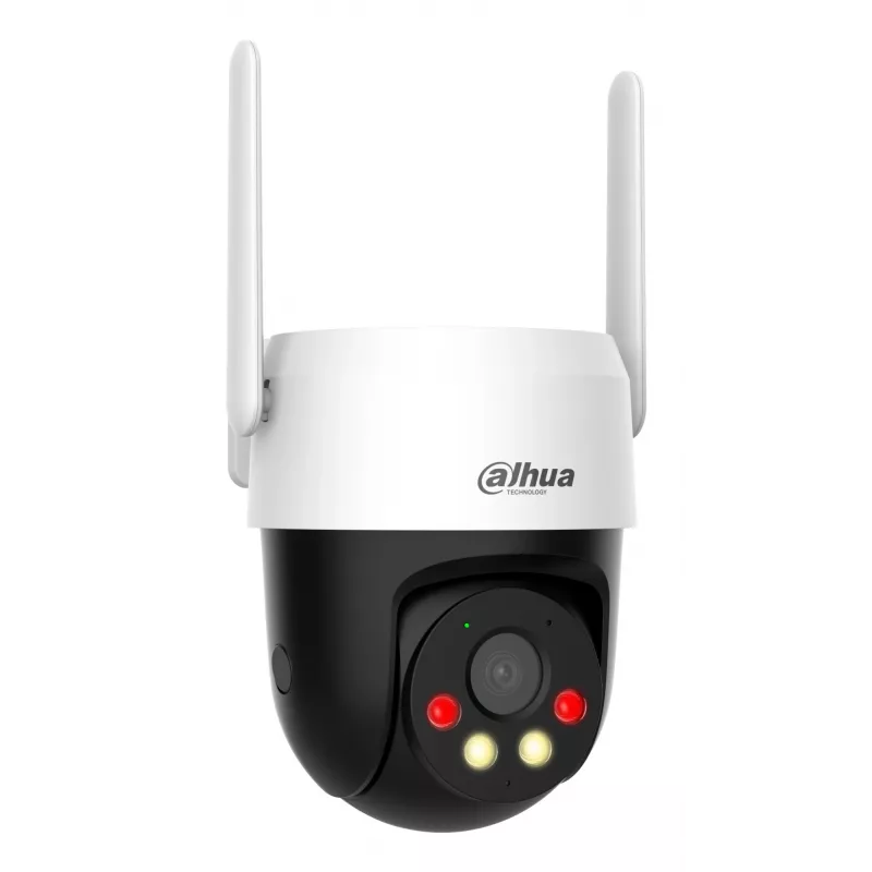 IP Drošības Kamera DAHUA 3MP Fiksēta fokusa 4G Pan & Tilt Torņa, 3MP, 4 mm, 180° rotācija, Āra, Bezvadu