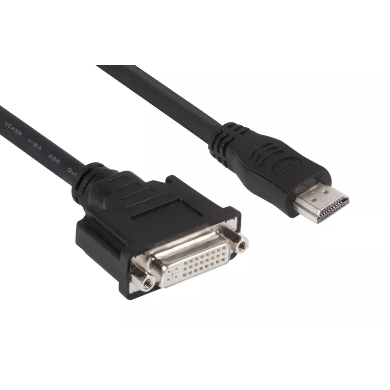 CLUB3D HDMI uz DVI Single Link pasīvais adapteris 0,40 m HDMI DVI
