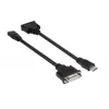 CLUB3D HDMI uz DVI Single Link pasīvais adapteris 0,40 m HDMI DVI