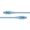 CLUB3D USB-C® Magnetic-Coil 240W PD3.1 zils kabelis 2 m / 6,56 pēdas ātra uzlāde