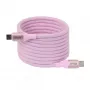 CLUB3D USB-C magnētiskās spoles rozā kabelis, 240 W, 2 m, USB 2.0