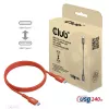 CLUB3D USB2 Type-C divvirzienu USB-IF sertificēts kabelis datiem 480Mb, PD 240W(48V/5A) EPR M/M 4m / 13,13 pēdas