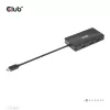 CLUB3D USB Gen2 Type-C uz diviem DisplayPort 4k60Hz 7-in-1 centrmezgls