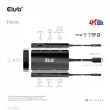 CLUB3D USB Gen2 Type-C uz diviem DisplayPort 4k60Hz 7-in-1 centrmezgls