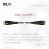 CLUB3D CAC-1394 Ultra High Speed AOC kabelis 4K120Hz/8K60Hz vienvirziena M/M 100m