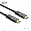 Club 3D HDMI Hybrid AOC kabelis 8K60Hz / 4K120Hz 50 m, HDMI Type A vīrietis–vīrietis