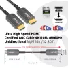 CLUB3D Ultra High Speed HDMI™ sertificēts AOC kabelis 4K120Hz/8K60Hz vienvirziena M/M 10m/32,80pēdas