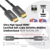 CLUB3D Ultra High Speed HDMI™ sertificēts AOC kabelis 4K120Hz/8K60Hz vienvirziena M/M 15m/49.21ft